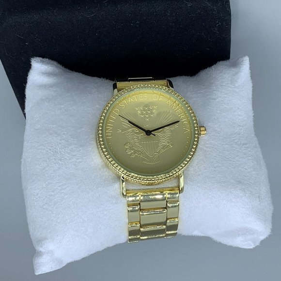 United States Of America Gold Tone Watch main image 8